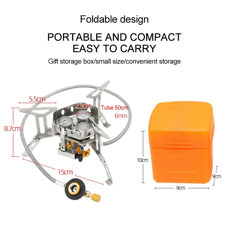 5800W 6800W Outdoor Portable Three Core Furnace